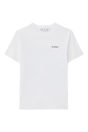 Wave Outline Diag Slim-Fit T-Shirt